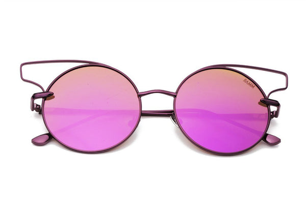 Óculos De Sol - THE FLAIR REVO | Óculos De Sol Redondo Com Inspiração Olho De Gato E Cortado A Laser