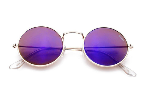 Óculos De Sol - THE SONIC 2 REVO | Óculos De Sol Espelhado Da Moda Vintage Pequeno Redondo