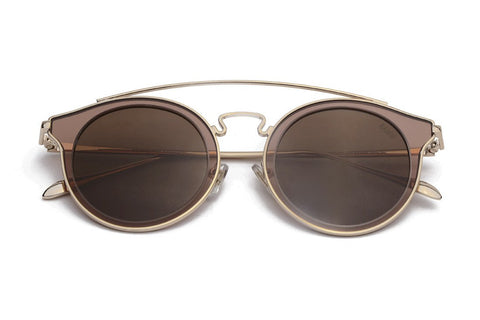 Óculos De Sol - THE JACKS 2 | Óculos De Sol Retrô Dapper Semi-Aviador Horned Rimmed Barra Superior