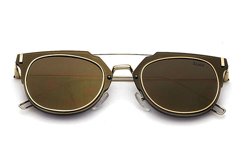 Óculos De Sol - THE SLIM REVO | Óculos De Sol Estilo Aviador Steampunk Retrô Com Top Bar