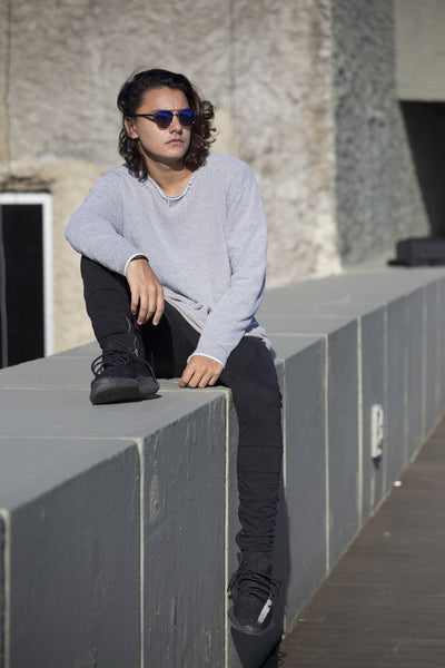 Óculos De Sol - THE SNAP REVO | Óculos De Sol Espelhado Dapper Semi-Aviador Com Top Bar