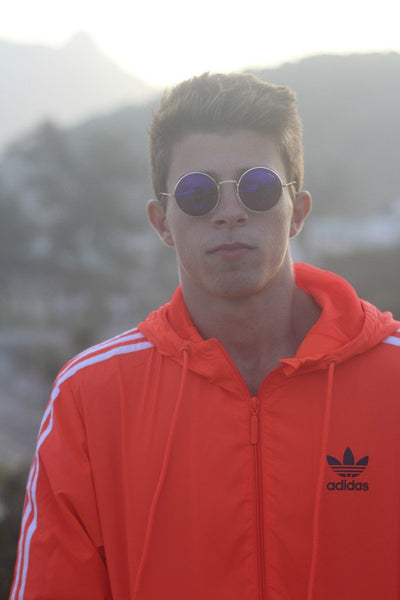 Óculos De Sol - THE SONIC 2 REVO | Óculos De Sol Espelhado Da Moda Vintage Pequeno Redondo