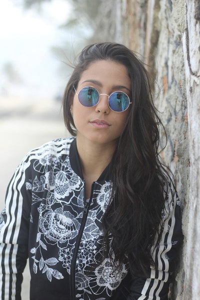 Óculos De Sol - THE SONIC 2 REVO | Óculos De Sol Espelhado Da Moda Vintage Pequeno Redondo