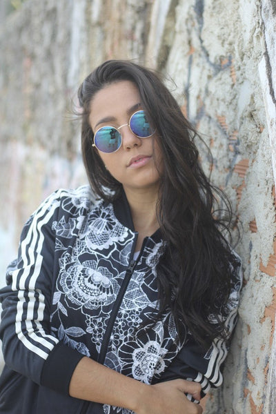 Óculos De Sol - THE SONIC 2 REVO | Óculos De Sol Espelhado Da Moda Vintage Pequeno Redondo